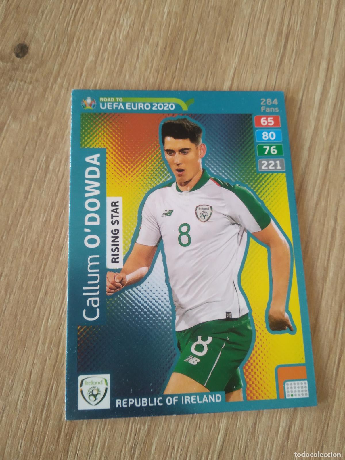 Cartes &agrave; collectionner de Football: 284 O'DOWDA IRLANDA CROMO FUTBOL PANINI ADRENALYN ROAD TO EURO 2020 CAMINO EUROCOPA