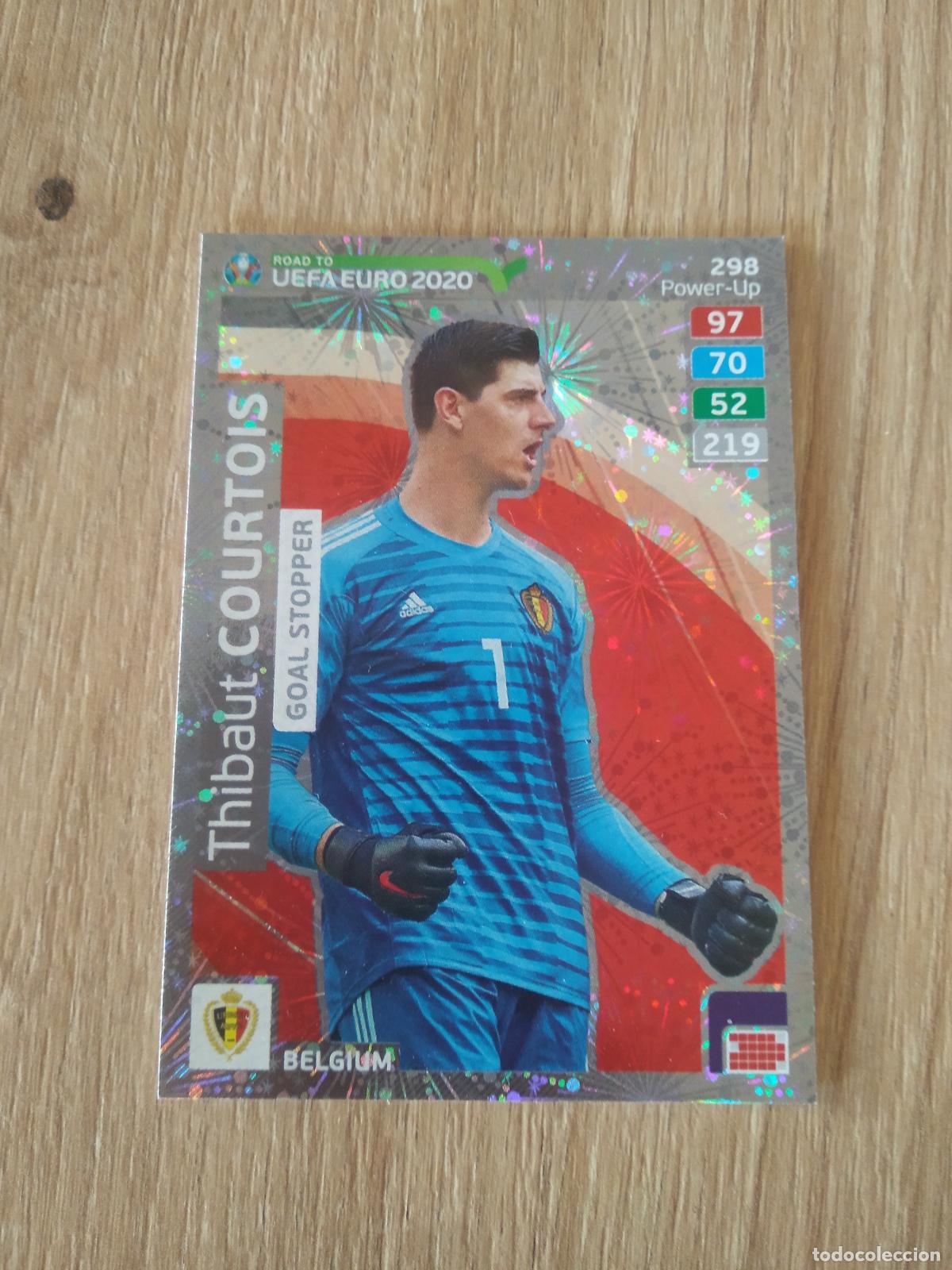 Cromos de f&uacute;tbol: 298 COURTOIS BELGICA CROMO FUTBOL PANINI ADRENALYN ROAD TO EURO 2020 CAMINO EUROCOPA
