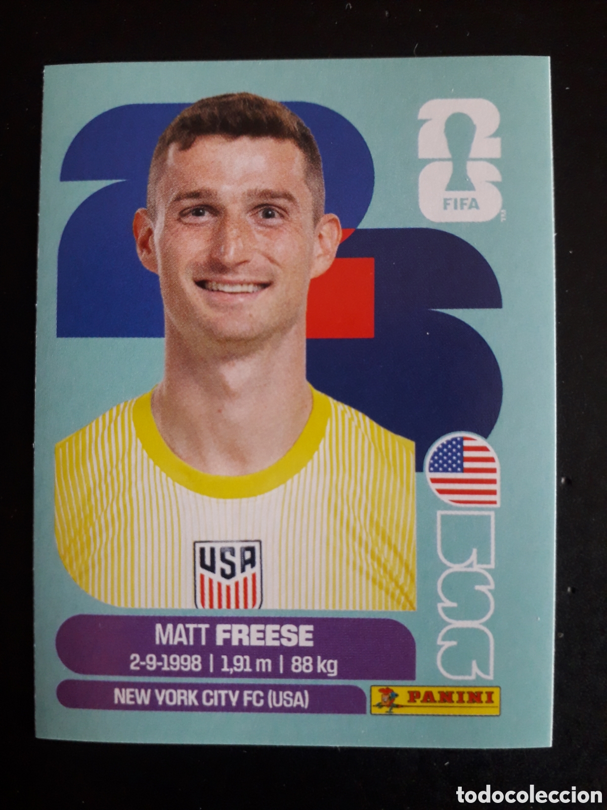 Cromos de Futebol: FREESE ESTADOS UNIDOS USA 2 MUNDIAL F&Uacute;TBOL 2026 FIFA WORLD CUP PANINI SIN PEGAR PEDIDO M&Iacute;NIMO 3&euro;