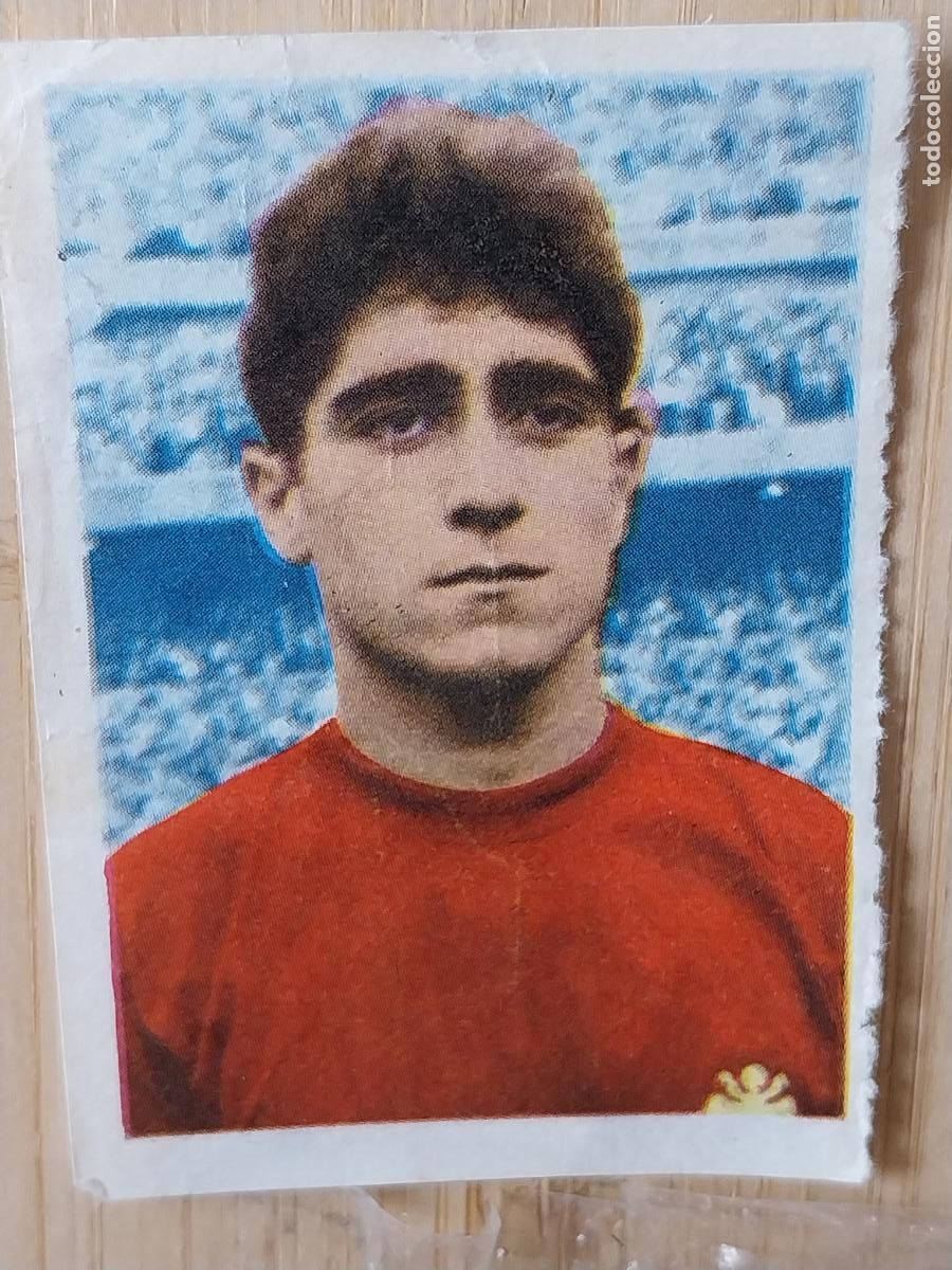 Cromos de f&uacute;tbol: REIJA SELECCION ESPA&Ntilde;A CROMO 76 RECUPERADO TORNEOS CONTINENTALES 66 67 RUIZ ROMERO