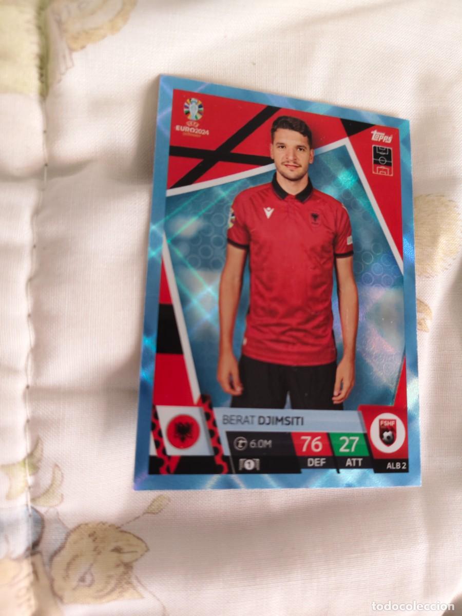 Cromos de F&uacute;tbol: ALB 2 ALB2 EURO 2024 TOPPS BERAT DJIMSITI ALBANIA PARALELA CRYSTAL MATCH ATTAX 24 EUROCOPA
