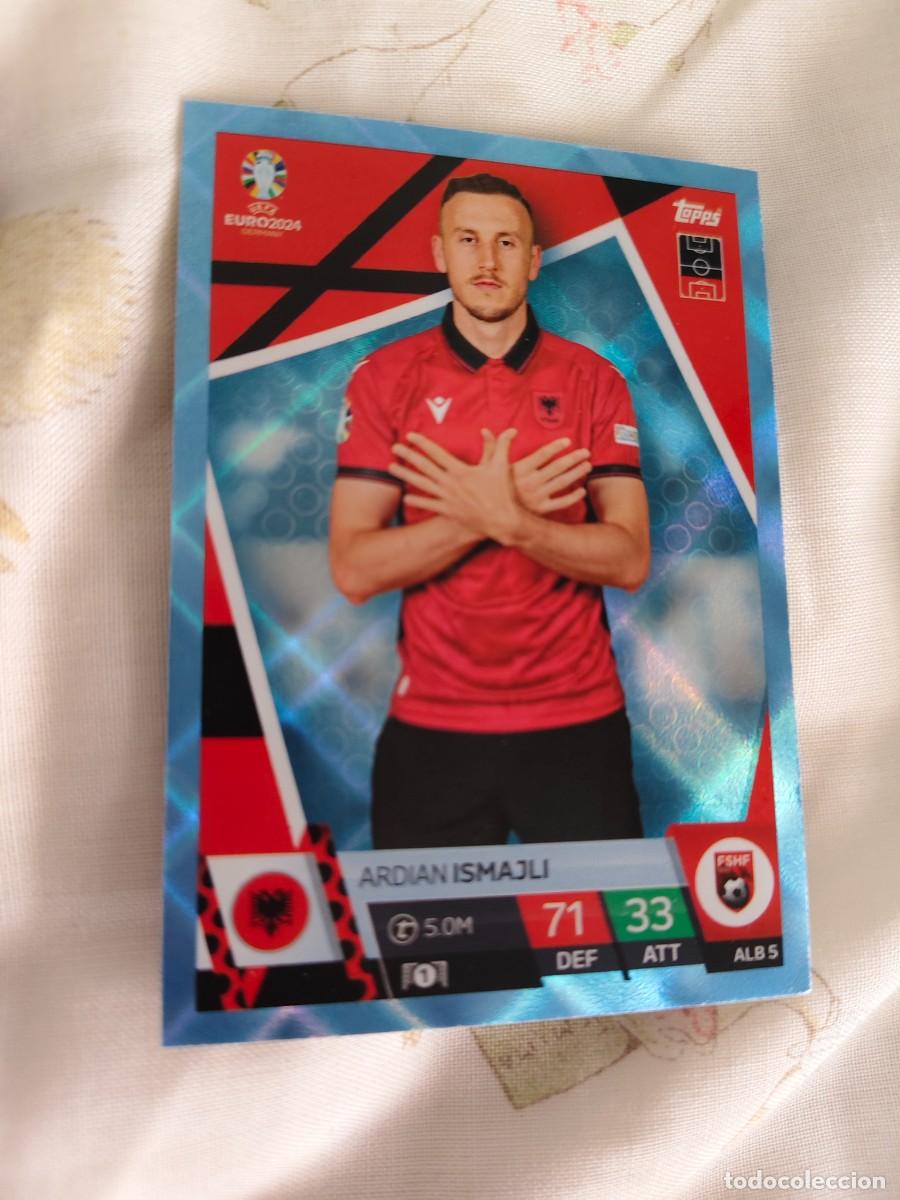 Cromos de f&uacute;tbol: ALB 5 ALB5 EURO 2024 TOPPS ARDIAN ISMAJLI ALBANIA PARALELA CRYSTAL MATCH ATTAX 24 EUROCOPA