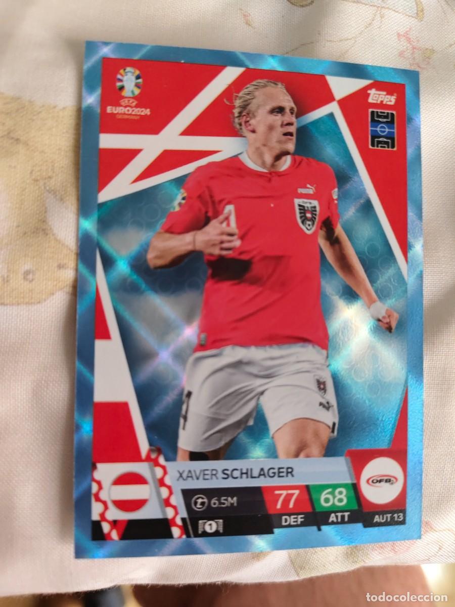 Cromos de Futebol: AUT 13 AUT13 EURO 2024 TOPPS XAVER SCHLAGER AUSTRIA PARALELA CRYSTAL MATCH ATTAX 24 EUROCOPA