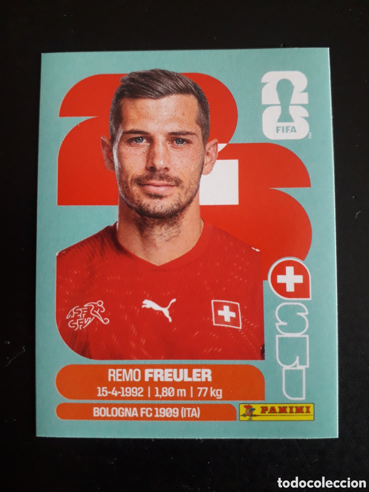 Cromos de Futebol: FREULER SUIZA SUI 11 MUNDIAL F&Uacute;TBOL 2026 FIFA WORLD CUP PANINI SIN PEGAR PEDIDO M&Iacute;NIMO 3&euro;.