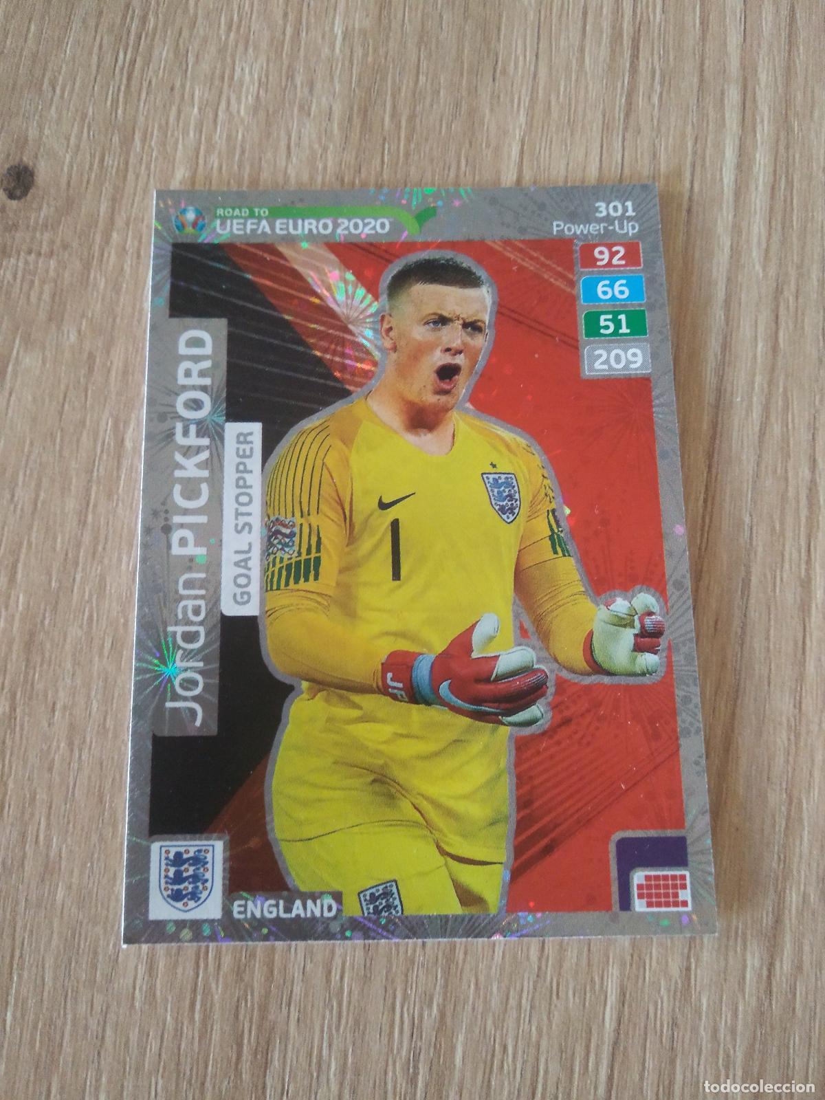 Cromos de F&uacute;tbol: 301 PICKFORD INGLATERRA CROMO FUTBOL PANINI ADRENALYN ROAD TO EURO 2020 CAMINO EUROCOPA
