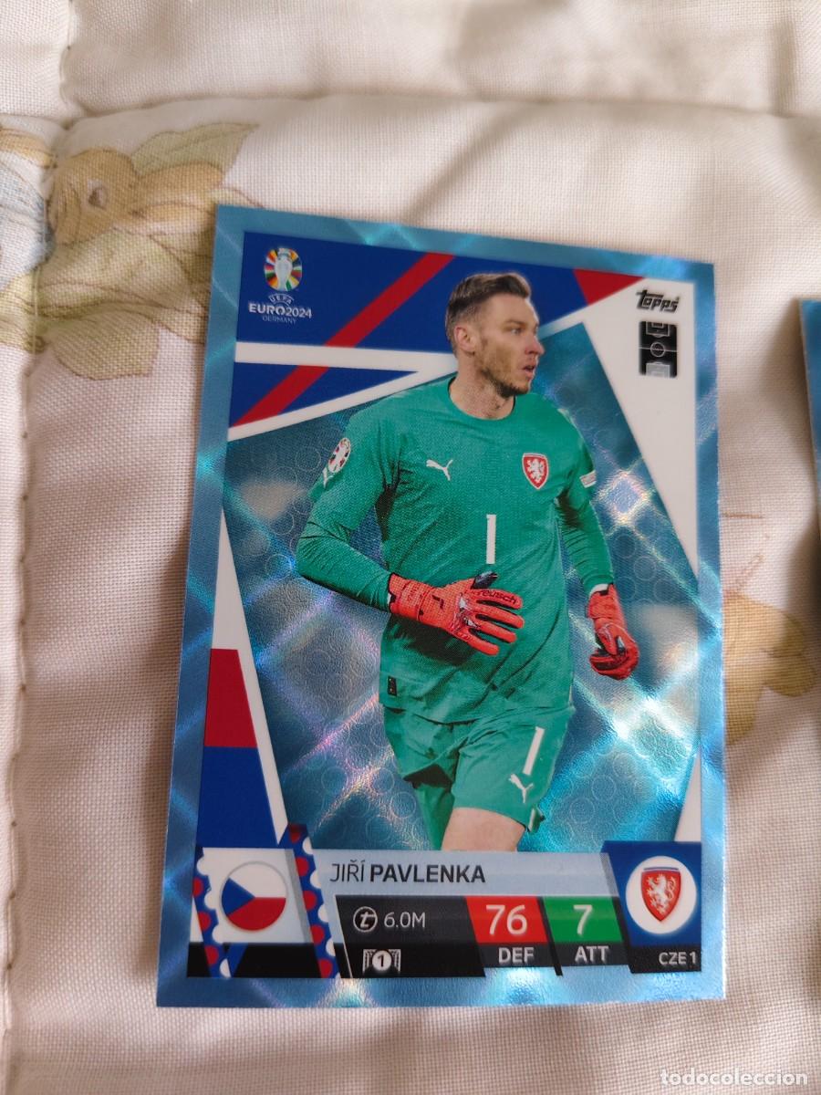 Cromos de F&uacute;tbol: CZE 1 CZE1 EURO 2024 TOPPS JIŘ&Iacute; PAVLENKA REP. CHECA PARALELA CRYSTAL MATCH ATTAX 24 EUROCOPA