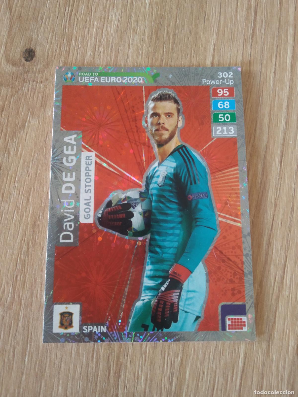 Cromos de F&uacute;tbol: 302 DE GEA ESPA&Ntilde;A CROMO FUTBOL PANINI ADRENALYN ROAD TO EURO 2020 CAMINO EUROCOPA