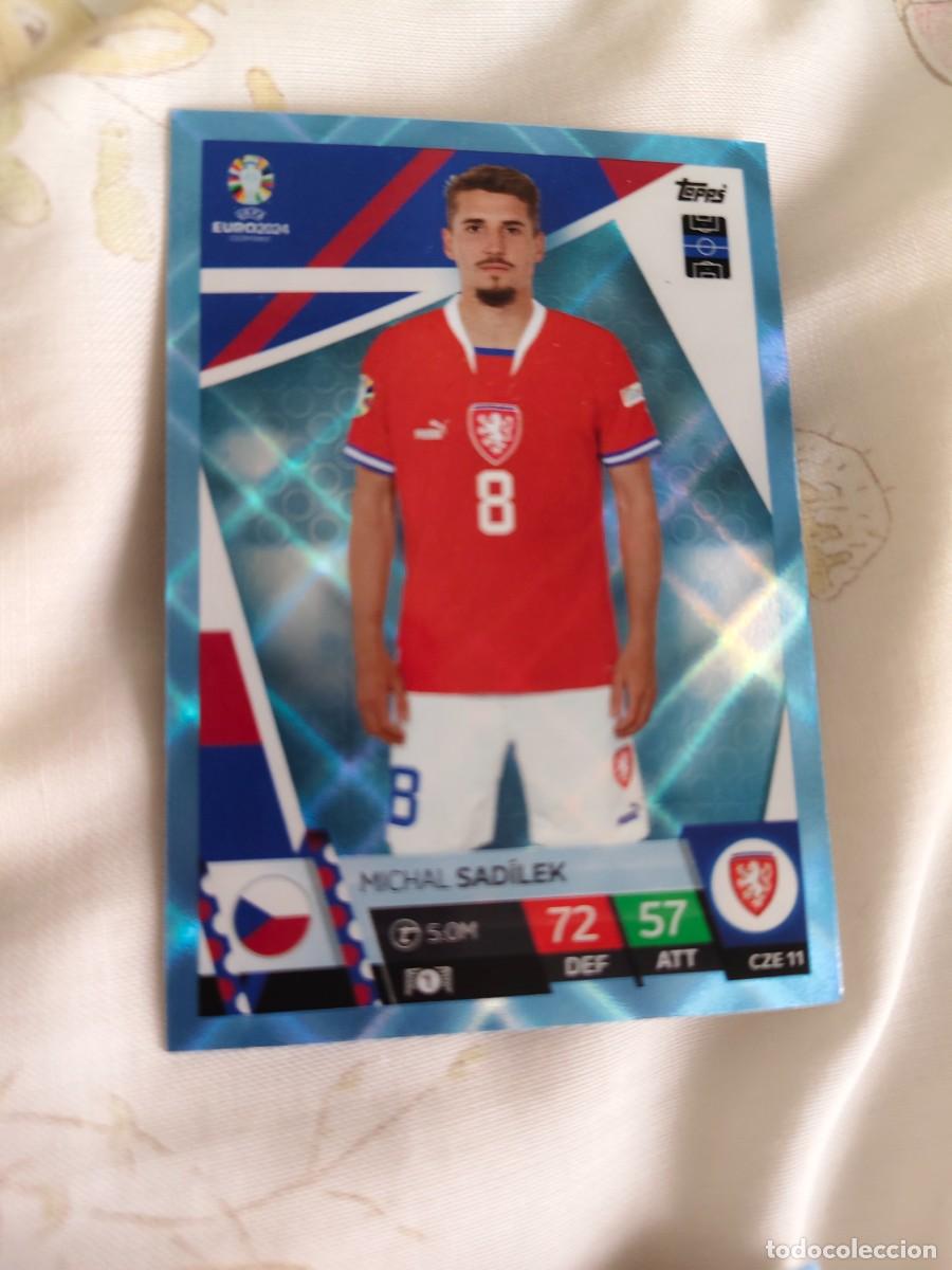 Cromos de F&uacute;tbol: CZE 11 CZE11 EURO 2024 TOPPS MICHAL SAD&Iacute;LEK REP. CHECA PARALELA CRYSTAL MATCH ATTAX 24 EUROCOPA