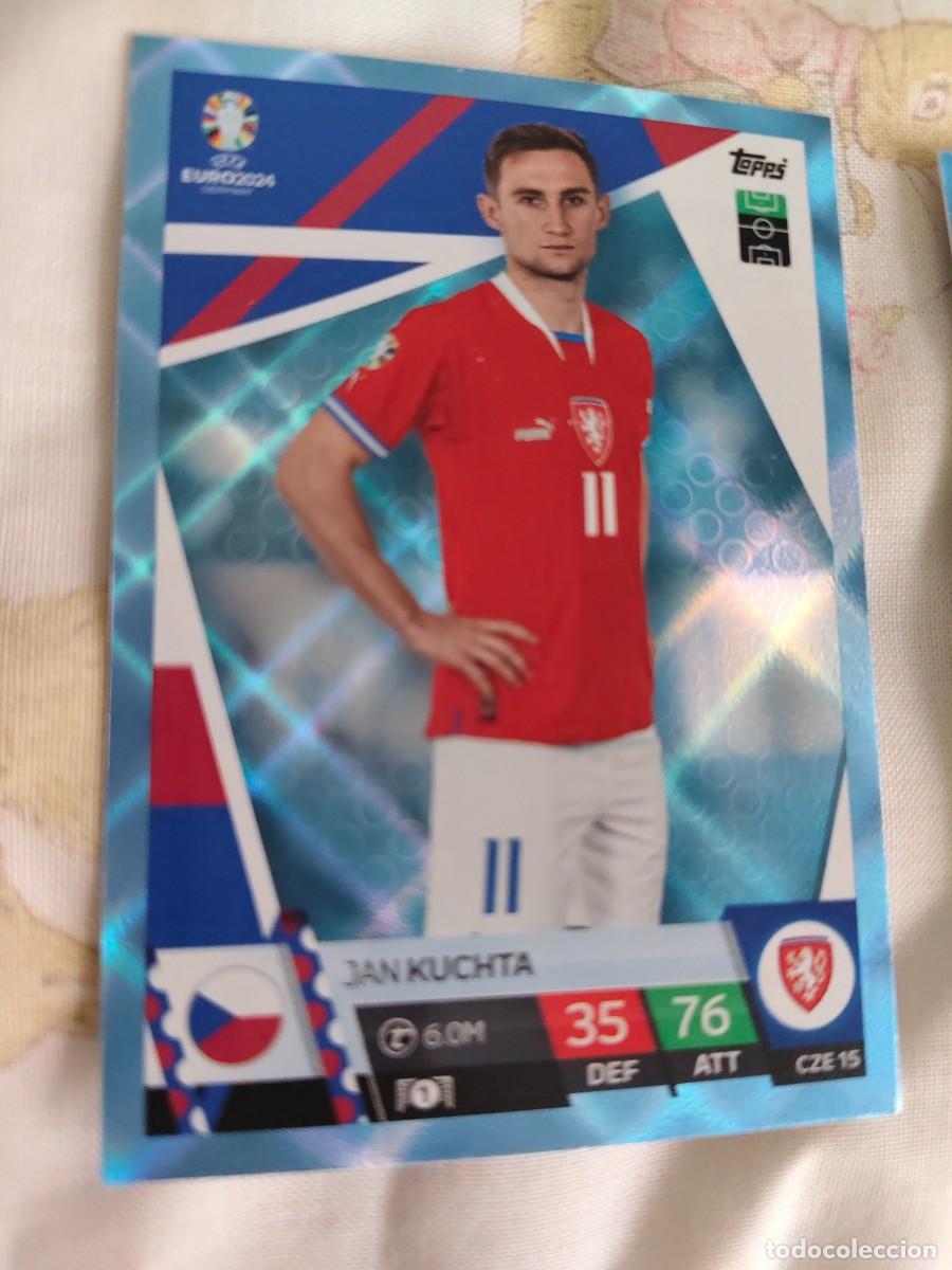 Cromos de F&uacute;tbol: CZE 15 CZE15 EURO 2024 TOPPS JAN KUCHTA REP. CHECA PARALELA CRYSTAL MATCH ATTAX 24 EUROCOPA