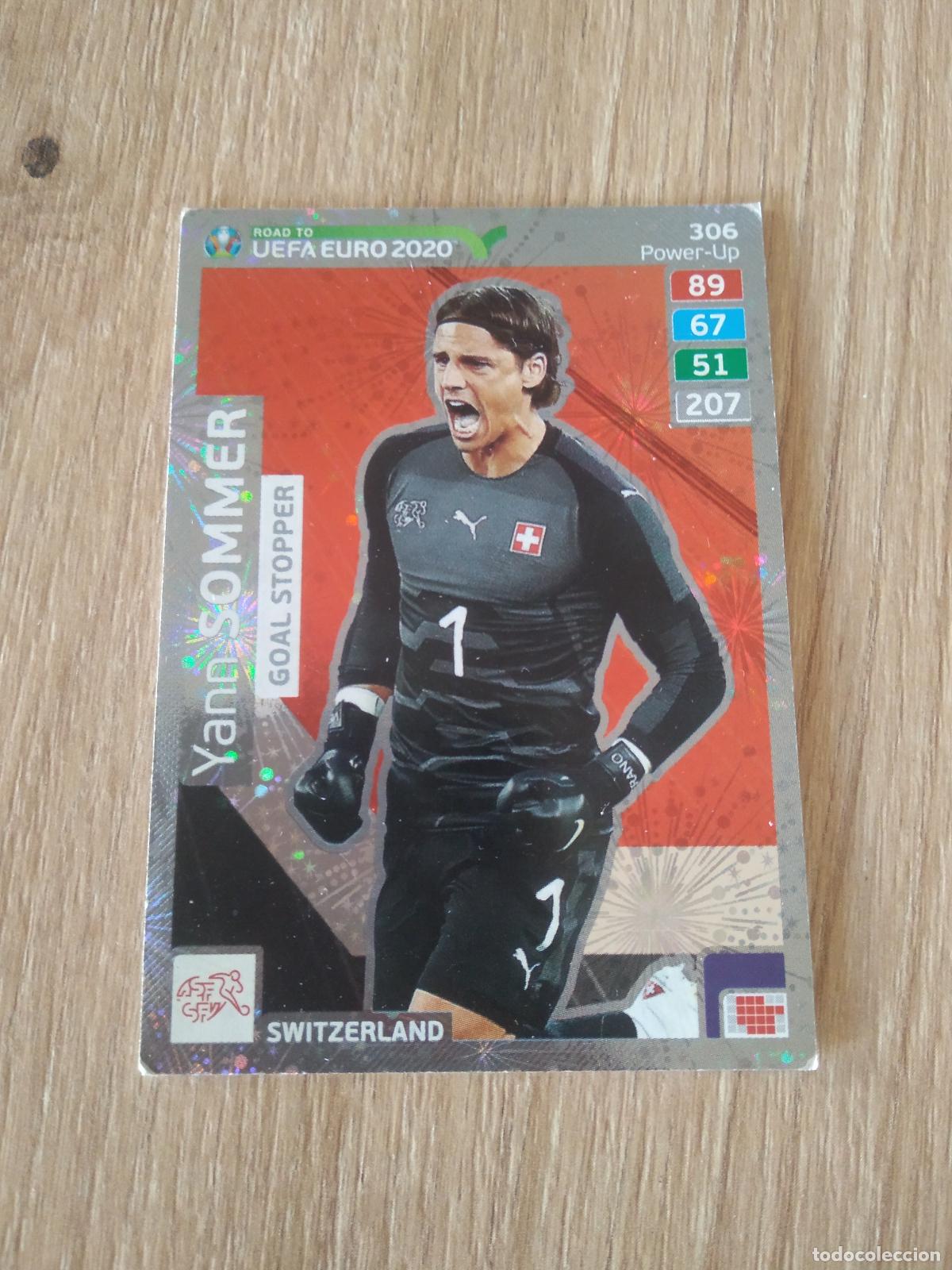 Cromos de F&uacute;tbol: 306 YANN SOMMER SUIZA CROMO FUTBOL PANINI ADRENALYN ROAD TO EURO 2020 CAMINO EUROCOPA