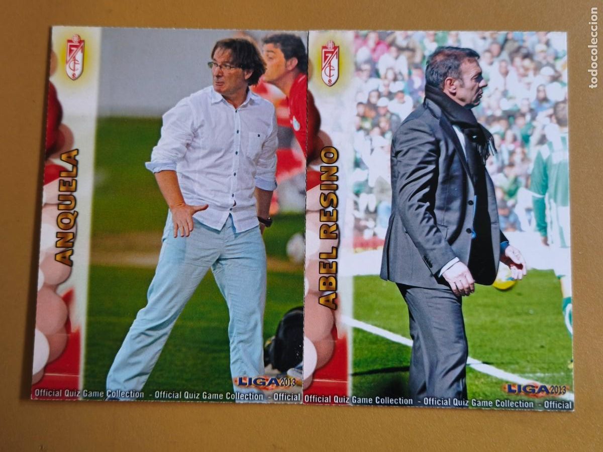Cromos de F&uacute;tbol: liga 2013 mundicromo, dos cromos mismo numero 435, anquela abel resino