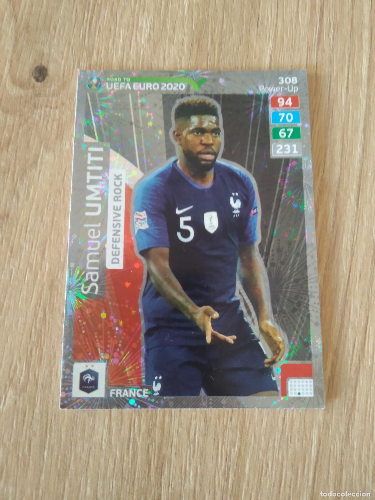 Cromos de F&uacute;tbol: 308 UMTITI FRANCIA CROMO FUTBOL PANINI ADRENALYN ROAD TO EURO 2020 CAMINO EUROCOPA