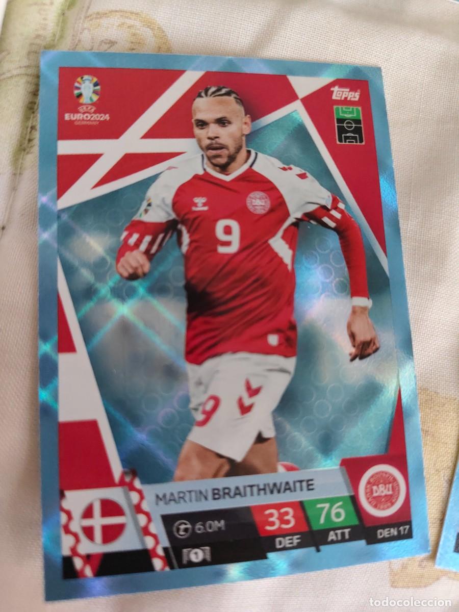 Cromos de F&uacute;tbol: DEN 15 DEN15 EURO 2024 TOPPS ANDREAS SKOV OLSEN DINAMARCA PARALELA CRYSTAL MATCH ATTAX 24 EUROCOPA