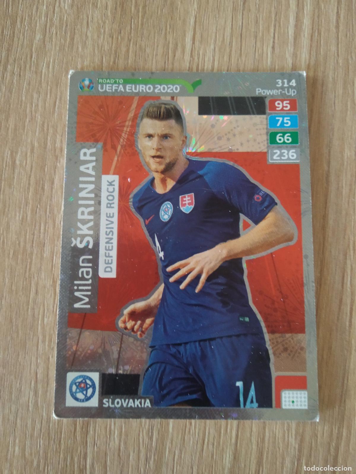 Cromos de F&uacute;tbol: 314 SKRINIAR ESLOVAQUIA CROMO FUTBOL PANINI ADRENALYN ROAD TO EURO 2020 CAMINO EUROCOPA