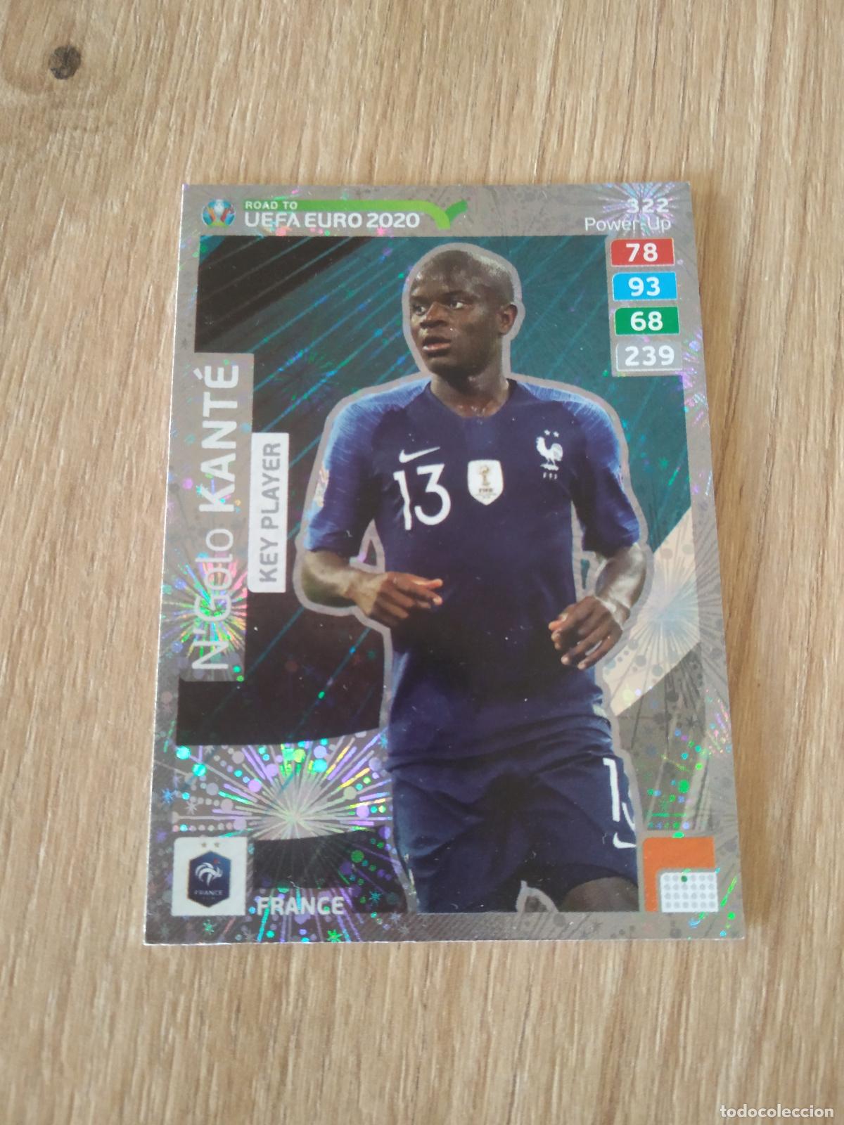 Football Stickers: 322 KANTE FRANCIA CROMO FUTBOL PANINI ADRENALYN ROAD TO EURO 2020 CAMINO EUROCOPA