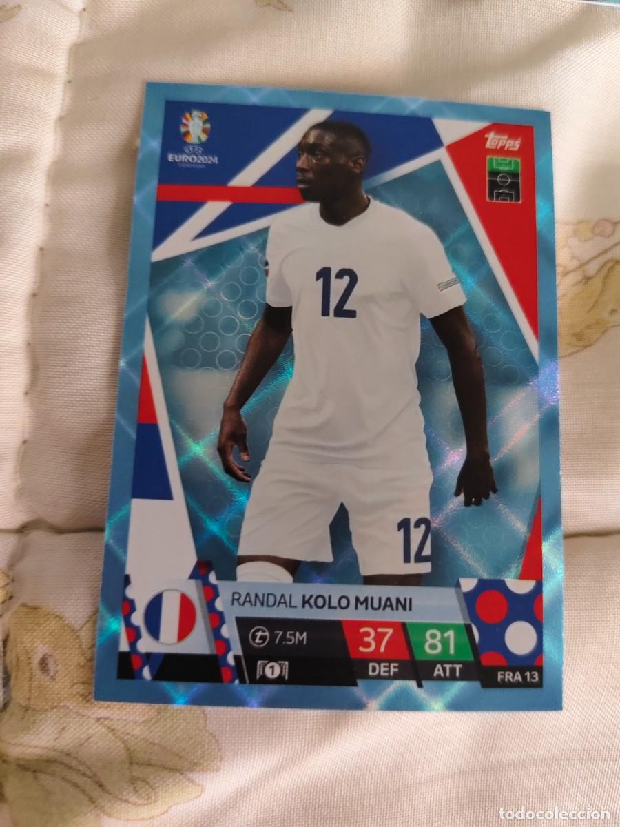 Football Stickers: FRA 13 FRA13 EURO 2024 TOPPS RANDAL KOLO MUANI FRANCIA PARALELA CRYSTAL MATCH ATTAX 24 EUROCOPA