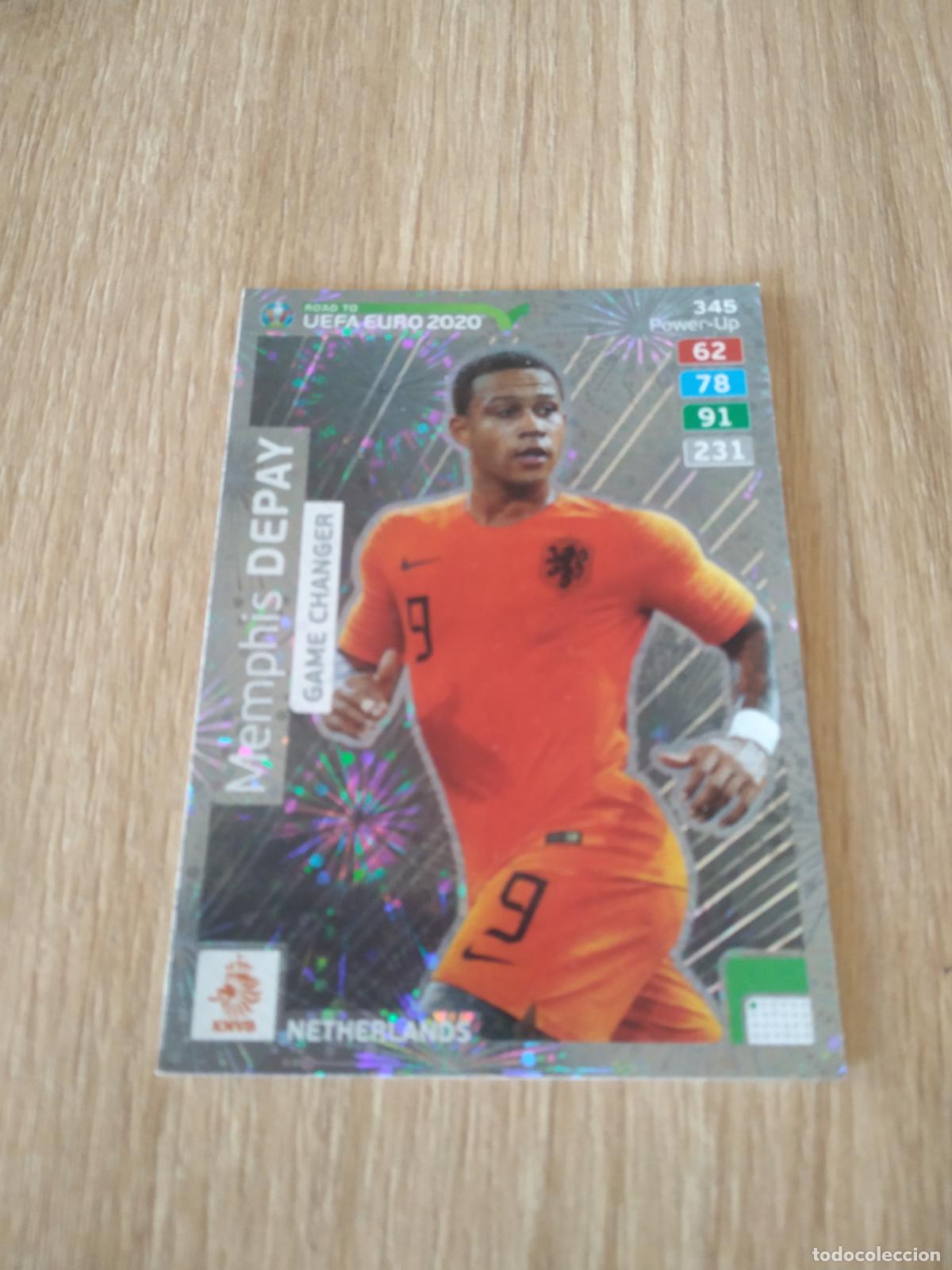 Football Stickers: 345 MEMPHIS DEPAY HOLANDA CROMO FUTBOL PANINI ADRENALYN ROAD TO EURO 2020 CAMINO EUROCOPA