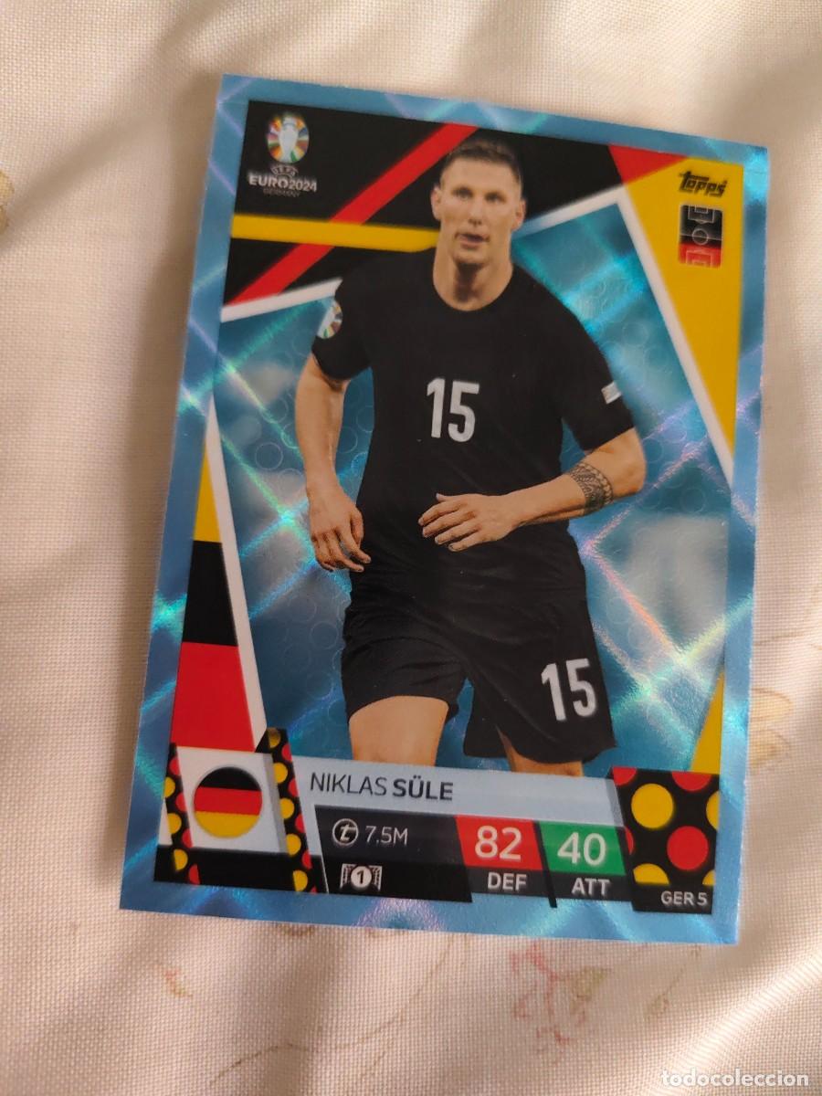 Cromos de F&uacute;tbol: GER 5 GER5 EURO 2024 TOPPS NIKLAS S&Uuml;LE ALEMANIA PARALELA CRYSTAL MATCH ATTAX 24 EUROCOPA