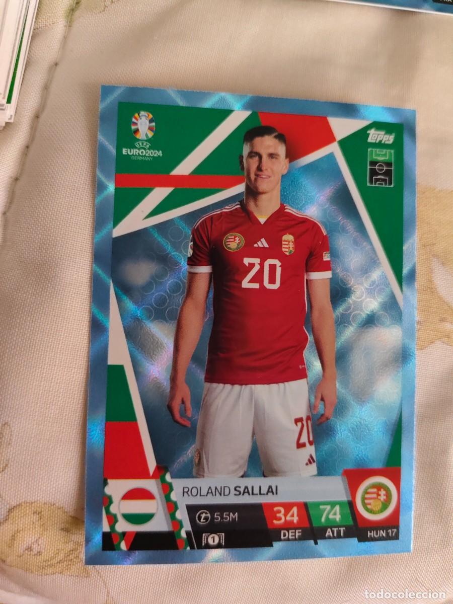 Cromos de F&uacute;tbol: HUN 17 HUN17 EURO 2024 TOPPS ROLAND SALLAI HUNGR&Iacute;A PARALELA CRYSTAL MATCH ATTAX 24 EUROCOPA