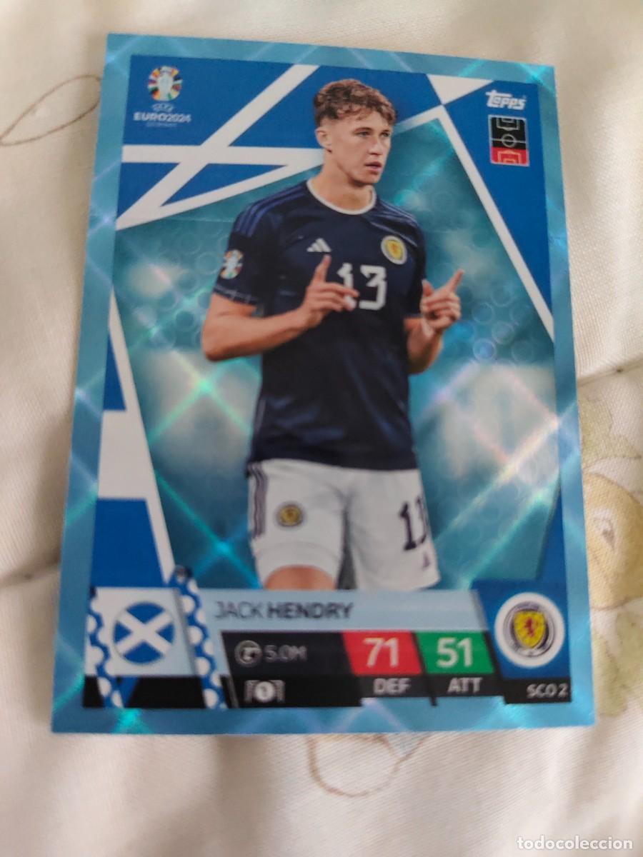 Cromos de F&uacute;tbol: SCO 2 SCO2 EURO 2024 TOPPS JACK HENDRY ESCOCIA PARALELA CRYSTAL MATCH ATTAX 24 EUROCOPA