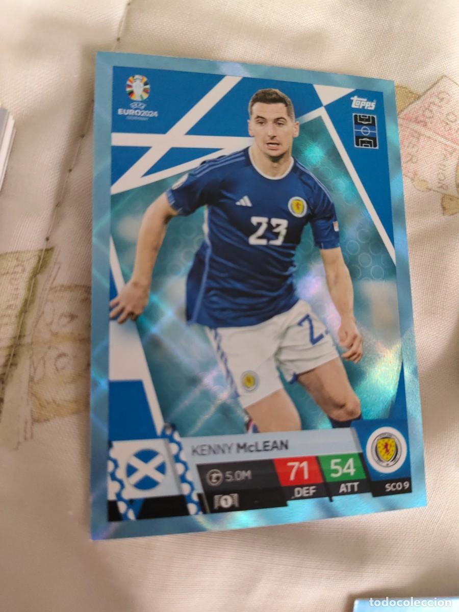 Cromos de F&uacute;tbol: SCO 9 SCO9 EURO 2024 TOPPS KENNY MCLEAN ESCOCIA PARALELA CRYSTAL MATCH ATTAX 24 EUROCOPA
