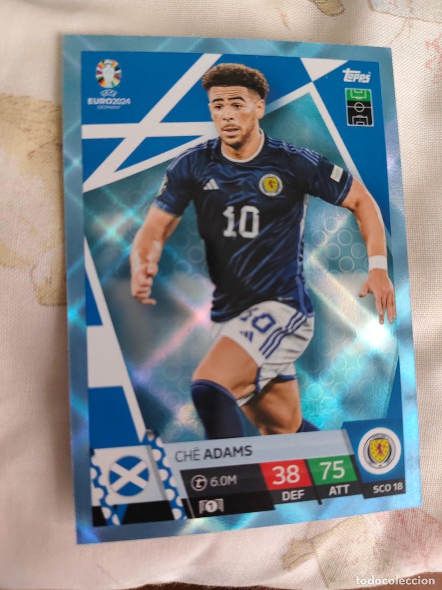 Cromos de F&uacute;tbol: SCO 18 SCO18 EURO 2024 TOPPS CH&Eacute; ADAMS ESCOCIA PARALELA CRYSTAL MATCH ATTAX 24 EUROCOPA