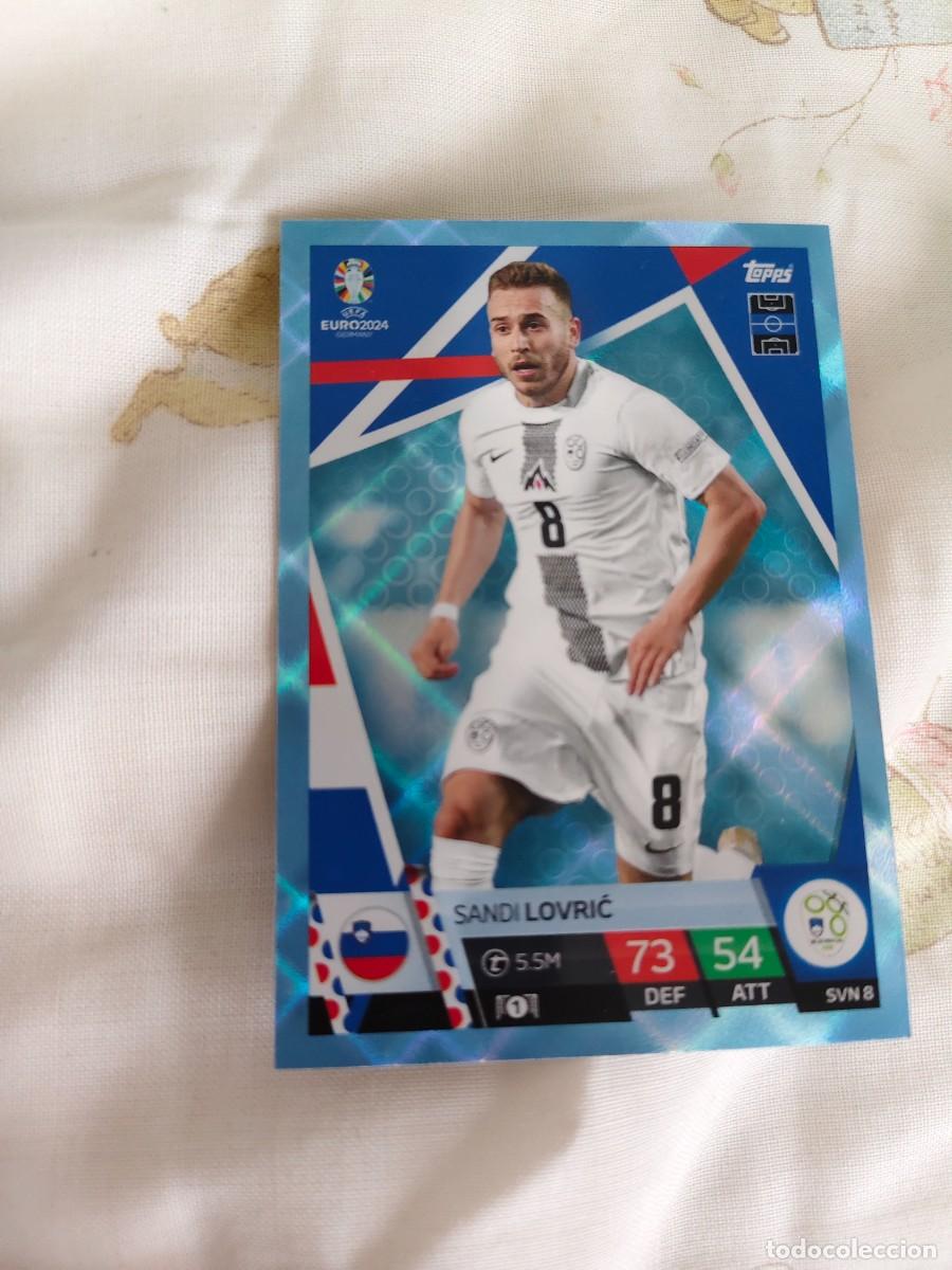 Cromos de F&uacute;tbol: SVN 8 SVN8 EURO 2024 TOPPS SANDI LOVRIĆ ESLOVENIA PARALELA CRYSTAL MATCH ATTAX 24 EUROCOPA