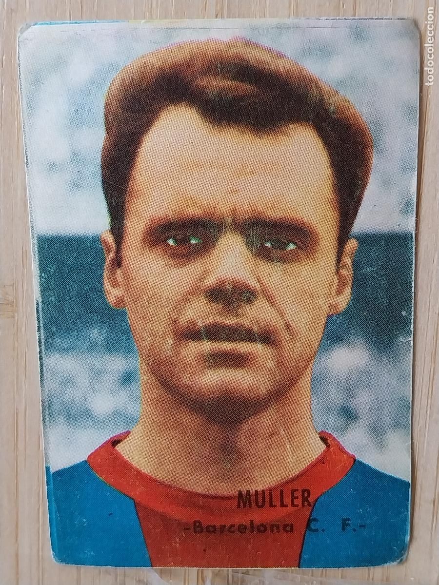 Cromos de F&uacute;tbol: MULLER BARCELONA LIGA 1966 66 67 ED FHER CROMO SIN PEGAR NUNCA ORIGINAL