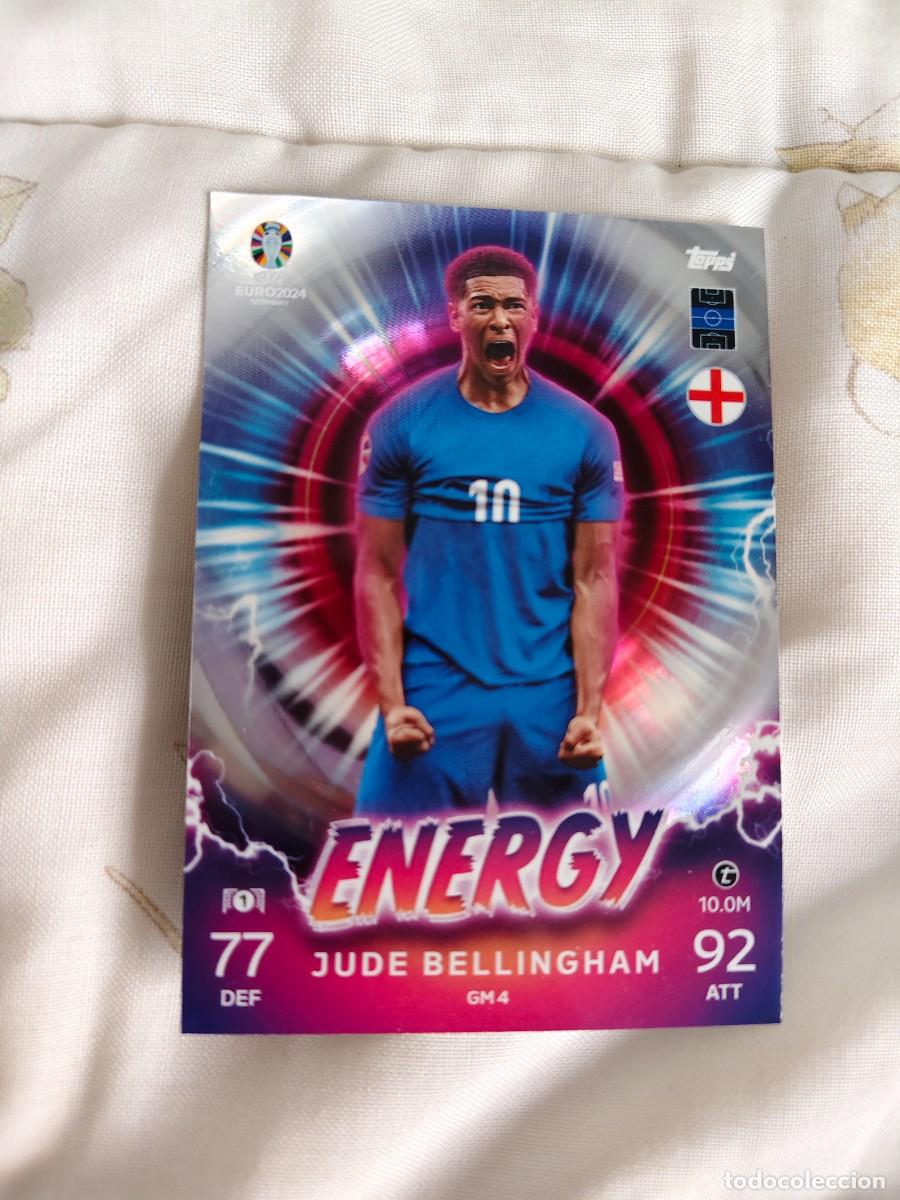 Cromos de f&uacute;tbol: GM 4 GM4 EURO 2024 TOPPS JUDE BELLINGHAM INGLATERRA MATCH ATTAX 24 EUROCOPA ENERGY