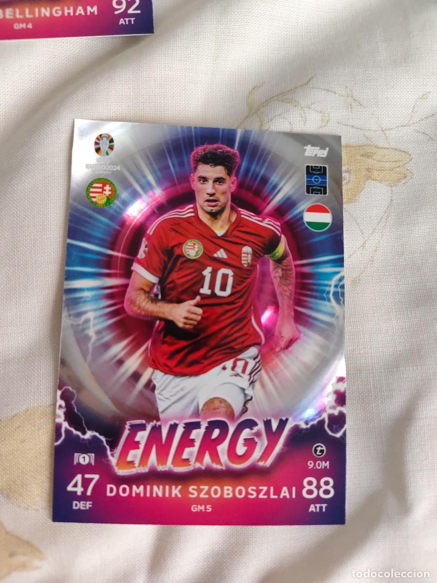 Cromos de f&uacute;tbol: GM5 GM 5 EURO 2024 TOPPS DOMINIK SZOBOSZLAI HUNGR&Iacute;A MATCH ATTAX 24 EUROCOPA ENERGY