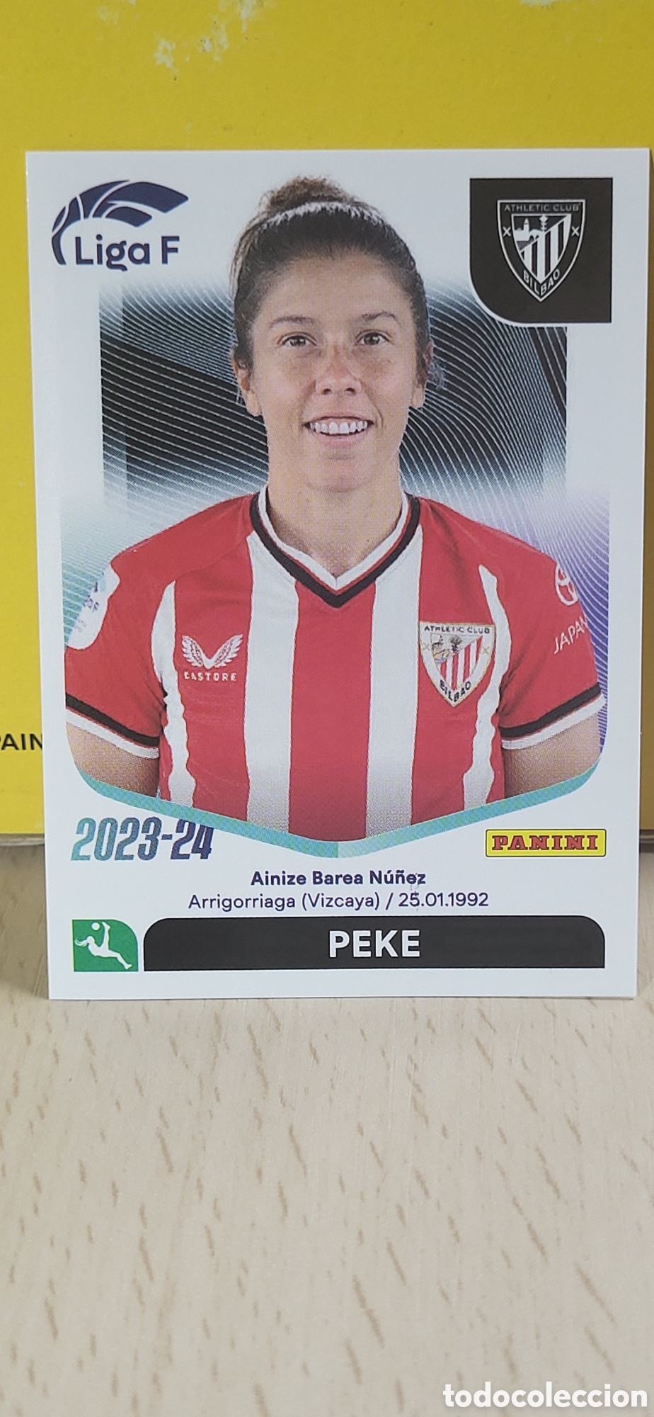 Cromos de f&uacute;tbol: PEKE ATHLETIC CLUB BILBAO N&ordm; 20 B LIGA F 2023 2024 23 24 PANINI