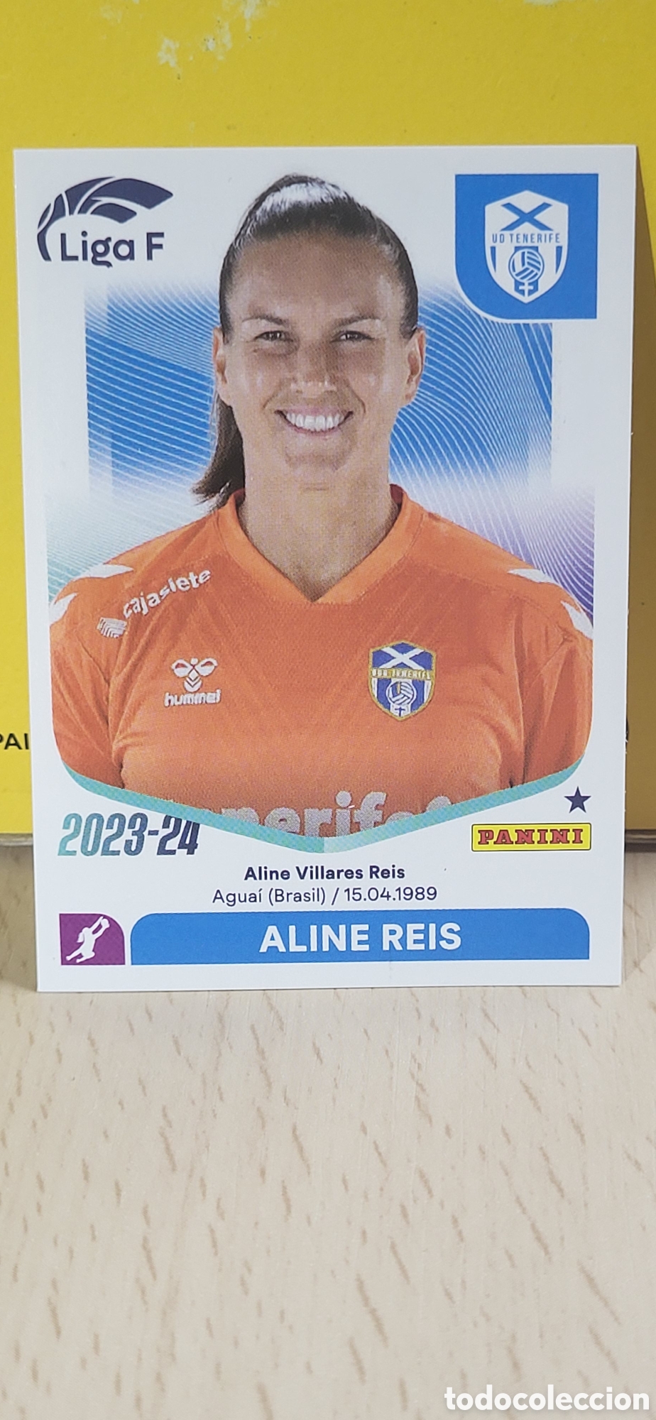 Cromos de f&uacute;tbol: ALINE REIS TENERIFE N&ordm; 84 LIGA F 2023 2024 23 24 PANINI