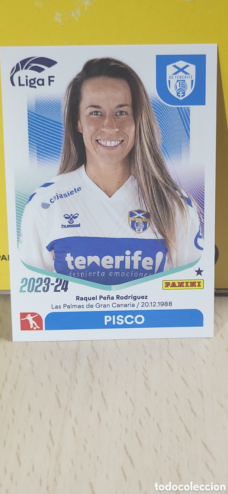 Fu&szlig;ball-Sticker: PISCO TENERIFE N&ordm; 91 LIGA F 2023 2024 23 24 PANINI