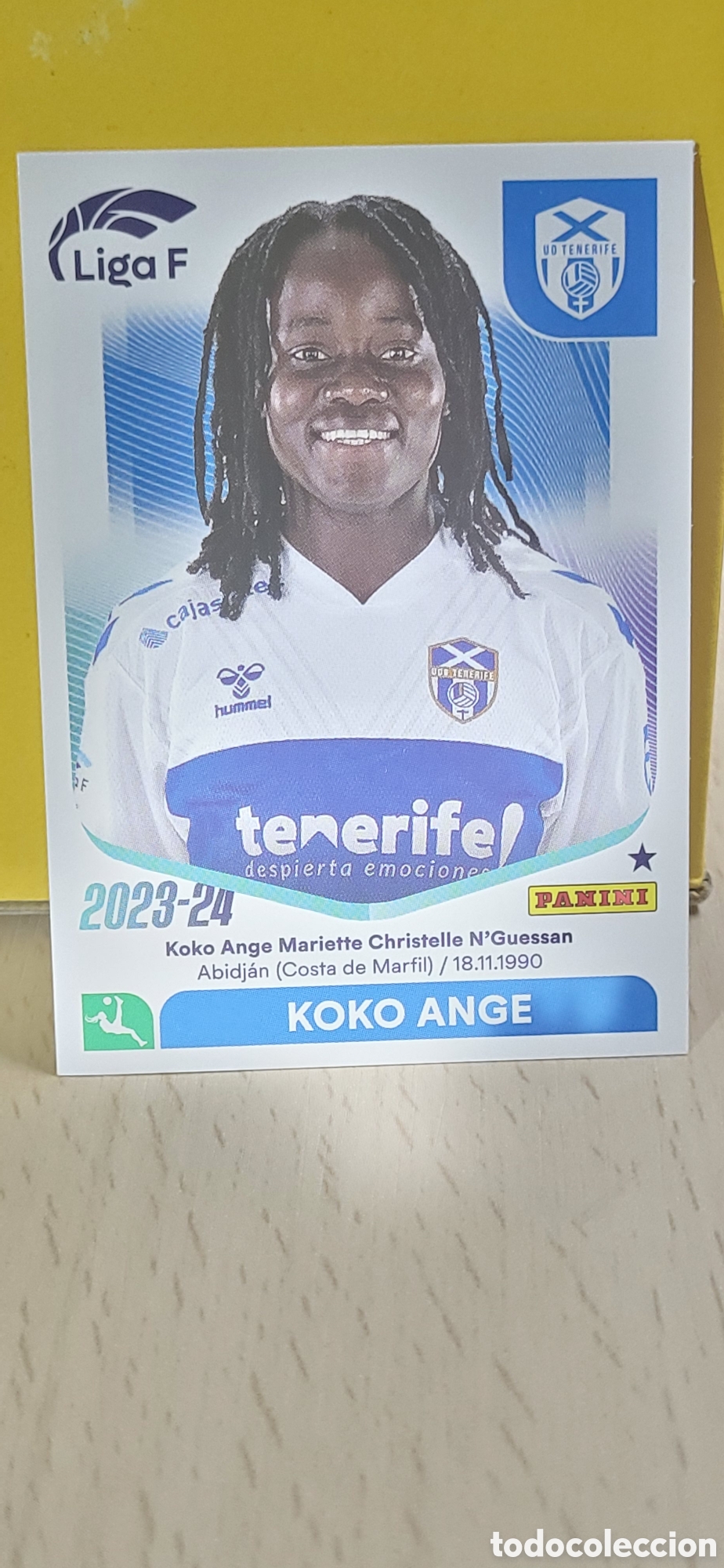 Cromos de Futebol: KOKO ANGE TENERIFE N&ordm; 98 LIGA F 2023 2024 23 24 PANINI