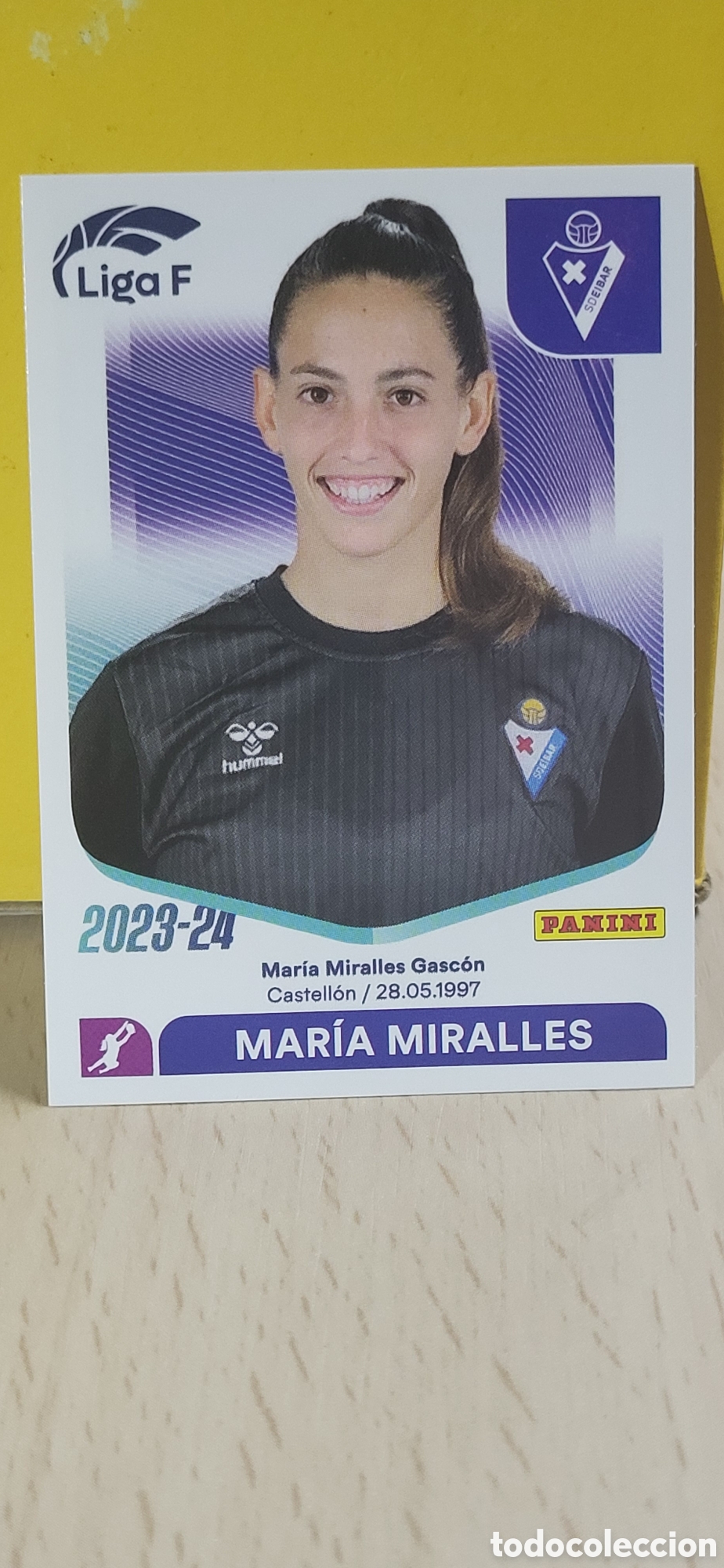 Cromos de Futebol: MARIA MIRALLES EIBAR N&ordm; 104 LIGA F 2023 2024 23 24 PANINI