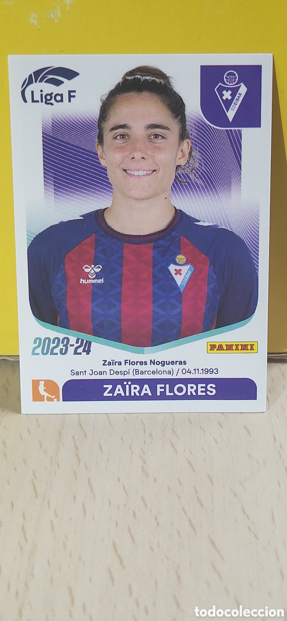 Cromos de Futebol: ZAIRA FLORES EIBAR N&ordm; 114 LIGA F 2023 2024 23 24 PANINI
