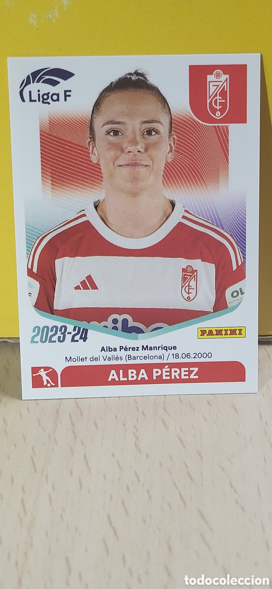 Figurine di Calcio: ALBA PEREZ GRANADA N&ordm; 127 LIGA F 2023 2024 23 24 PANINI