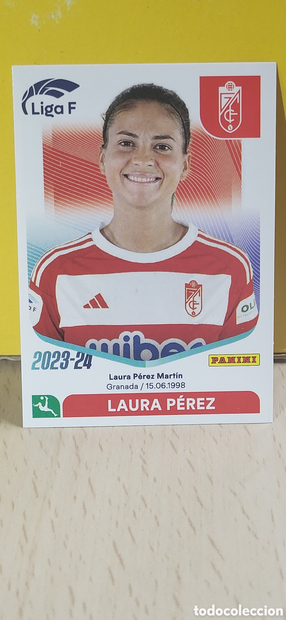 Cromos de f&uacute;tbol: LAURA PEREZ GRANADA N&ordm; 137 LIGA F 2023 2024 23 24 PANINI
