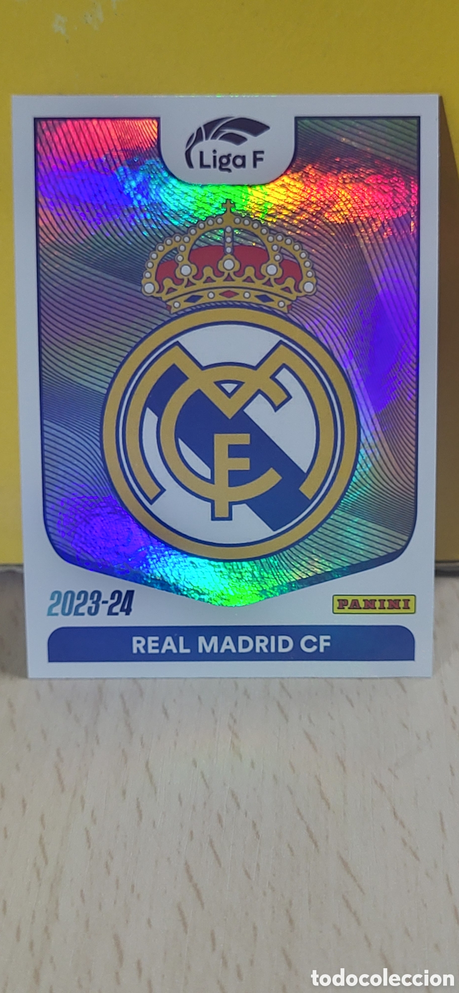 Fu&szlig;ball-Sticker: ESCUDO REAL MADRID CF N&ordm; 202 LIGA F 2023 2024 23 24 PANINI