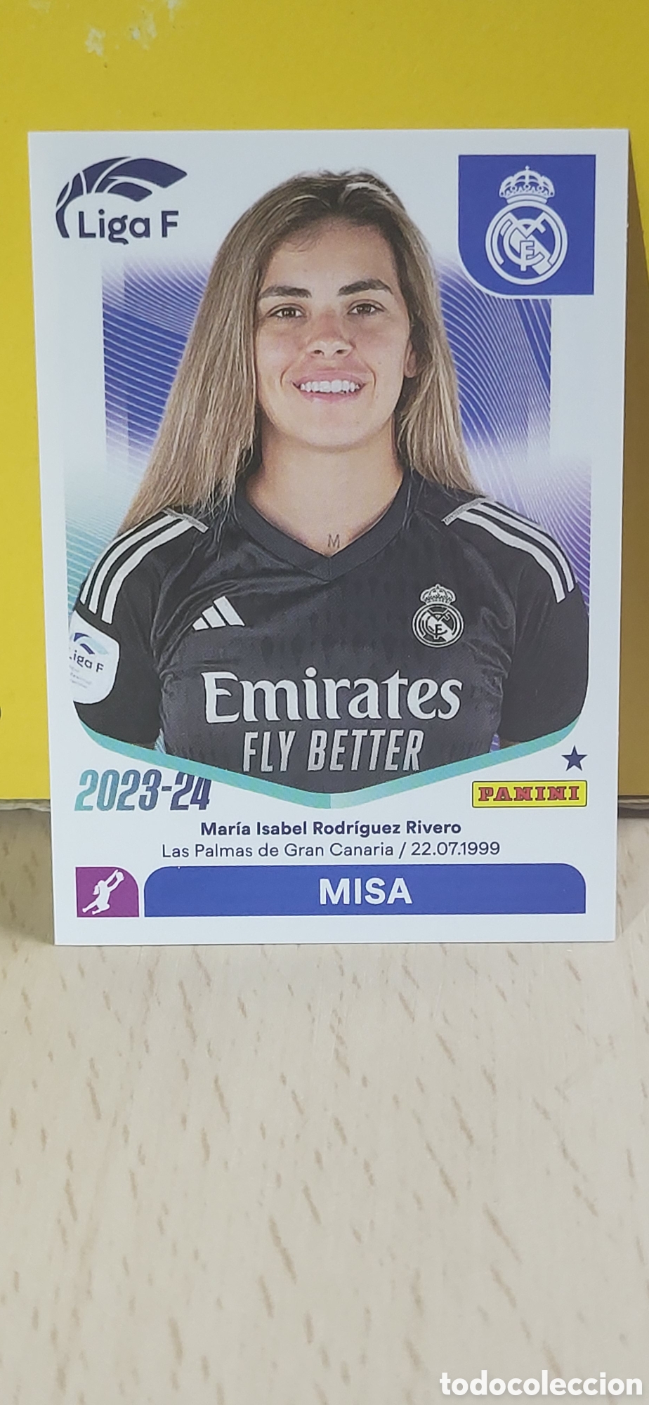 Fu&szlig;ball-Sticker: MISA REAL MADRID CF N&ordm; 204 LIGA F 2023 2024 23 24 PANINI