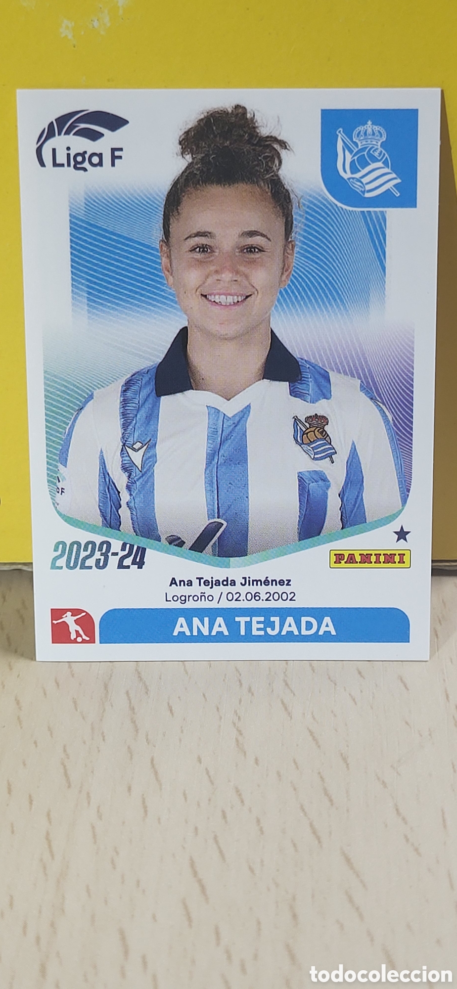 Figurine di Calcio: ANA TEJADA REAL SOCIEDAD N&ordm; 227 LIGA F 2023 2024 23 24 PANINI