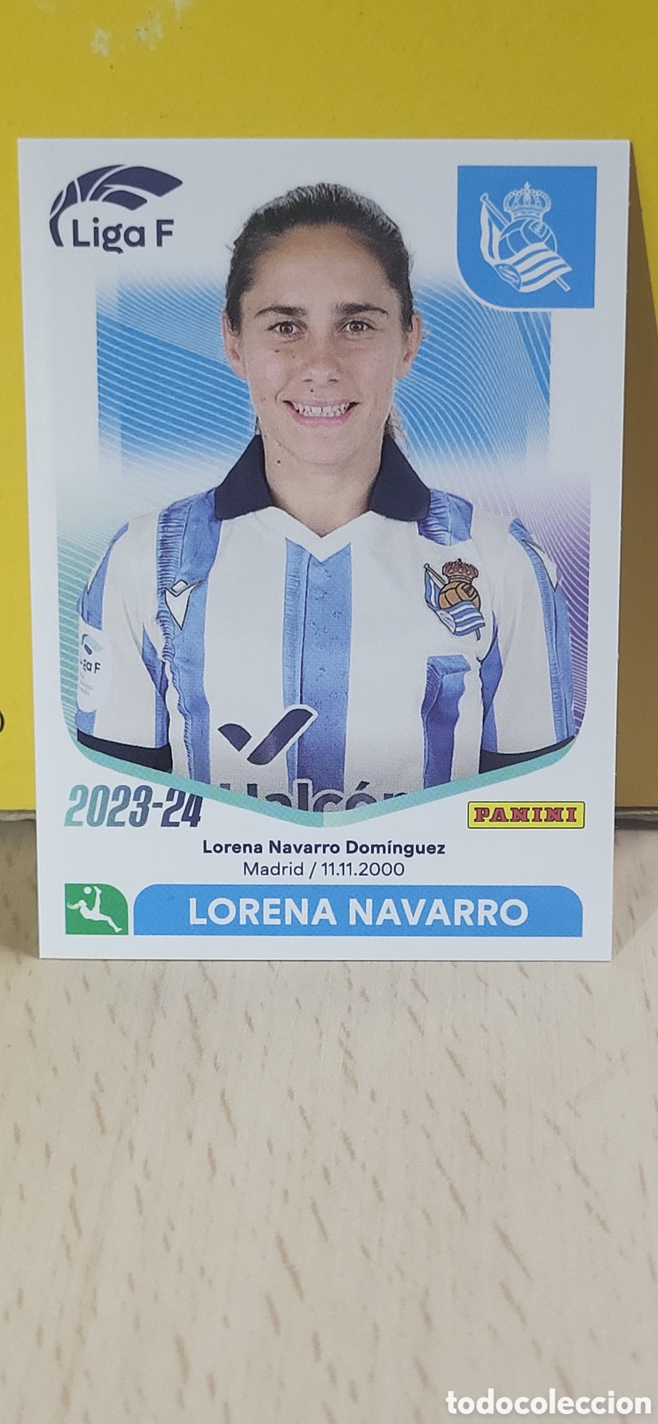 Figurine di Calcio: LORENA NAVARRO REAL SOCIEDAD N&ordm; 241 LIGA F 2023 2024 23 24 PANINI