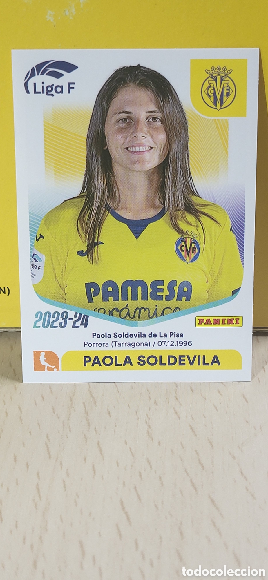 Figurine di Calcio: PAOLA SOLDEVILA VILLARREAL N&ordm; 312 LIGA F 2023 2024 23 24 PANINI