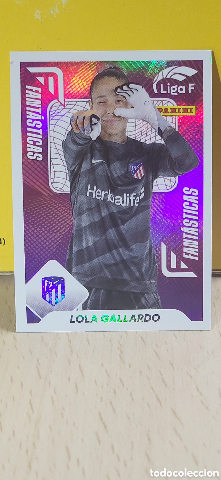 Cromos de F&uacute;tbol: LOLA GALLARDO ATLETICO DE MADRID FANTASTICAS N&ordm; 362 LIGA F 2023 2024 23 24 PANINI