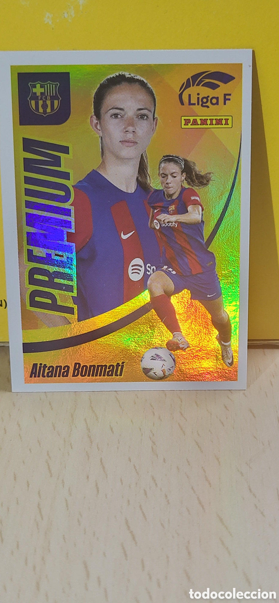 Fu&szlig;ball-Sticker: AITANA BONMATI FC BARCELONA BAR&Ccedil;A PREMIUM LIGA F 2023 2024 23 24 PANINI