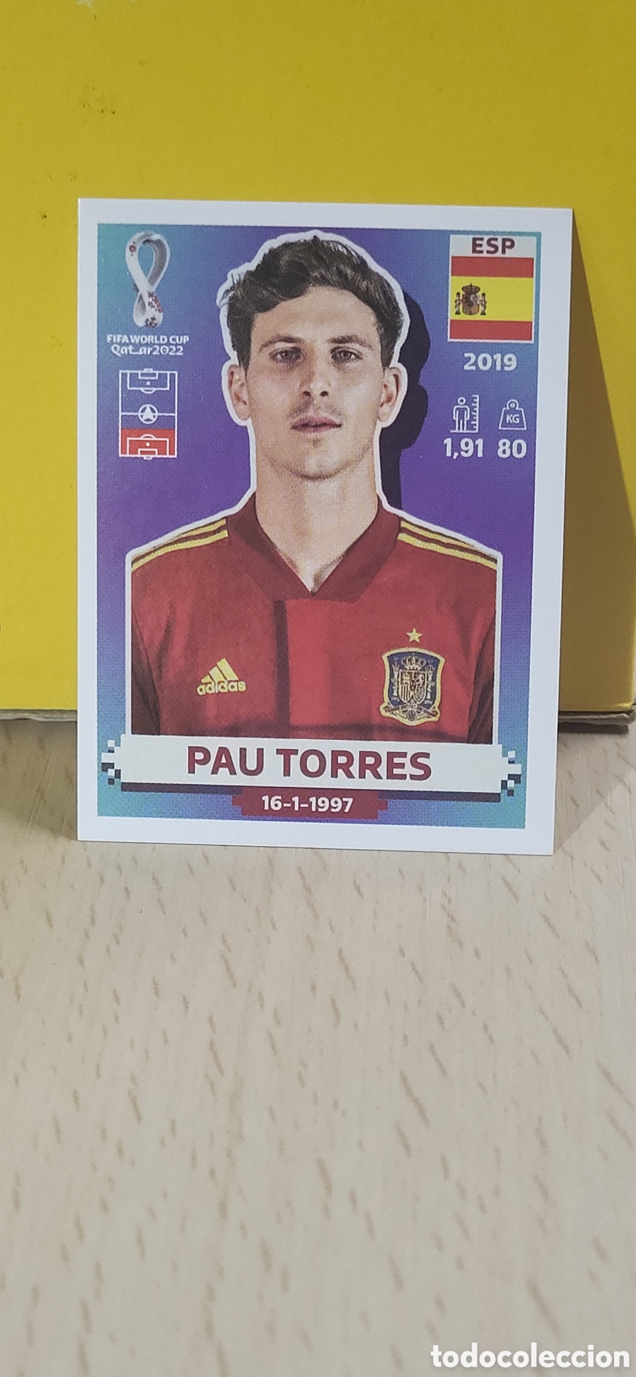 Football Stickers: PAU TORRES ESPA&Ntilde;A ESP 9 FIFA WORLD CUP MUNDIAL QATAR 2022 22