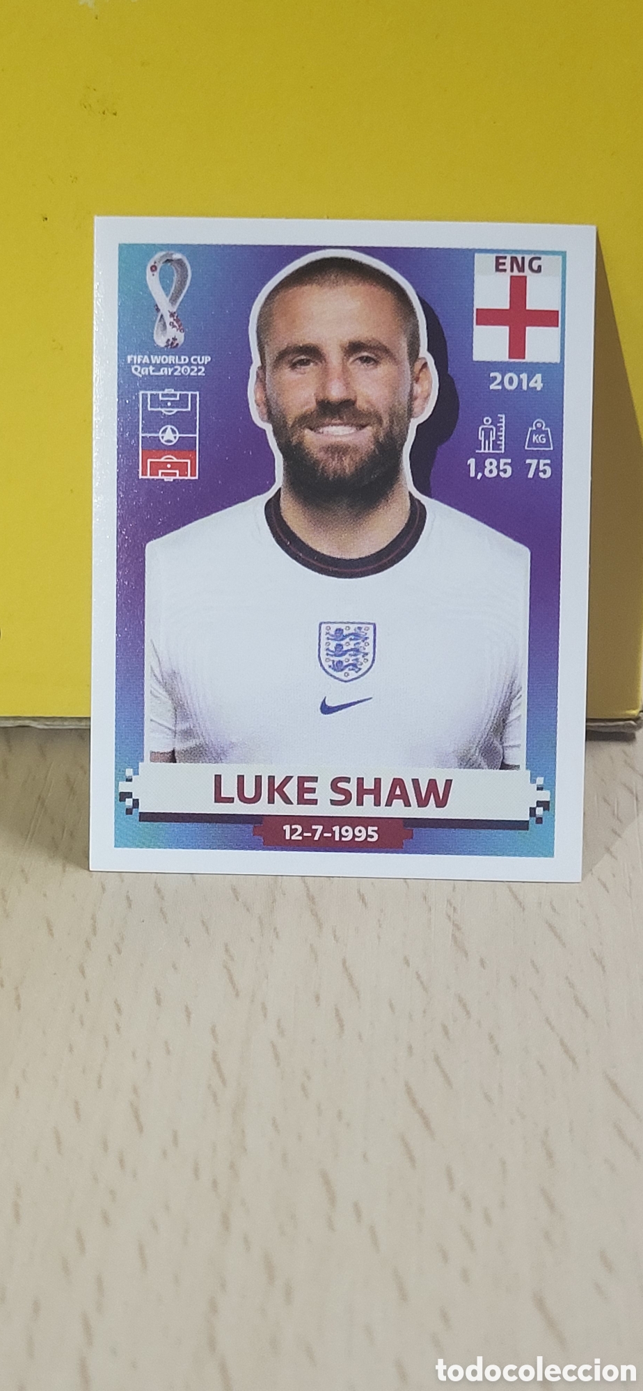 Football Stickers: LUKE SHAW INGLATERRA ENG 8 FIFA WORLD CUP MUNDIAL QATAR 2022 22
