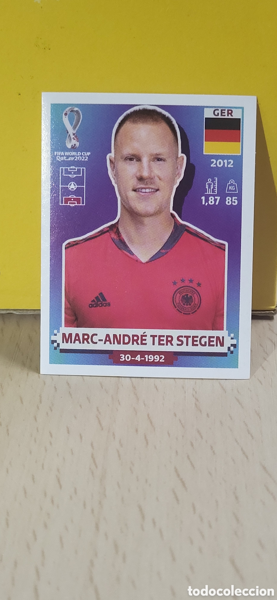 Football Stickers: MARC-ANDRE TER STEGEN ALEMANIA GER 4 FIFA WORLD CUP MUNDIAL QATAR 2022 22