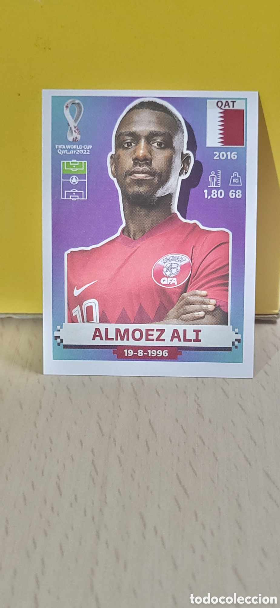 Fu&szlig;ball-Sticker: ALMOEZ ALI QATAR QAT 19 FIFA WORLD CUP MUNDIAL QATAR 2022 22