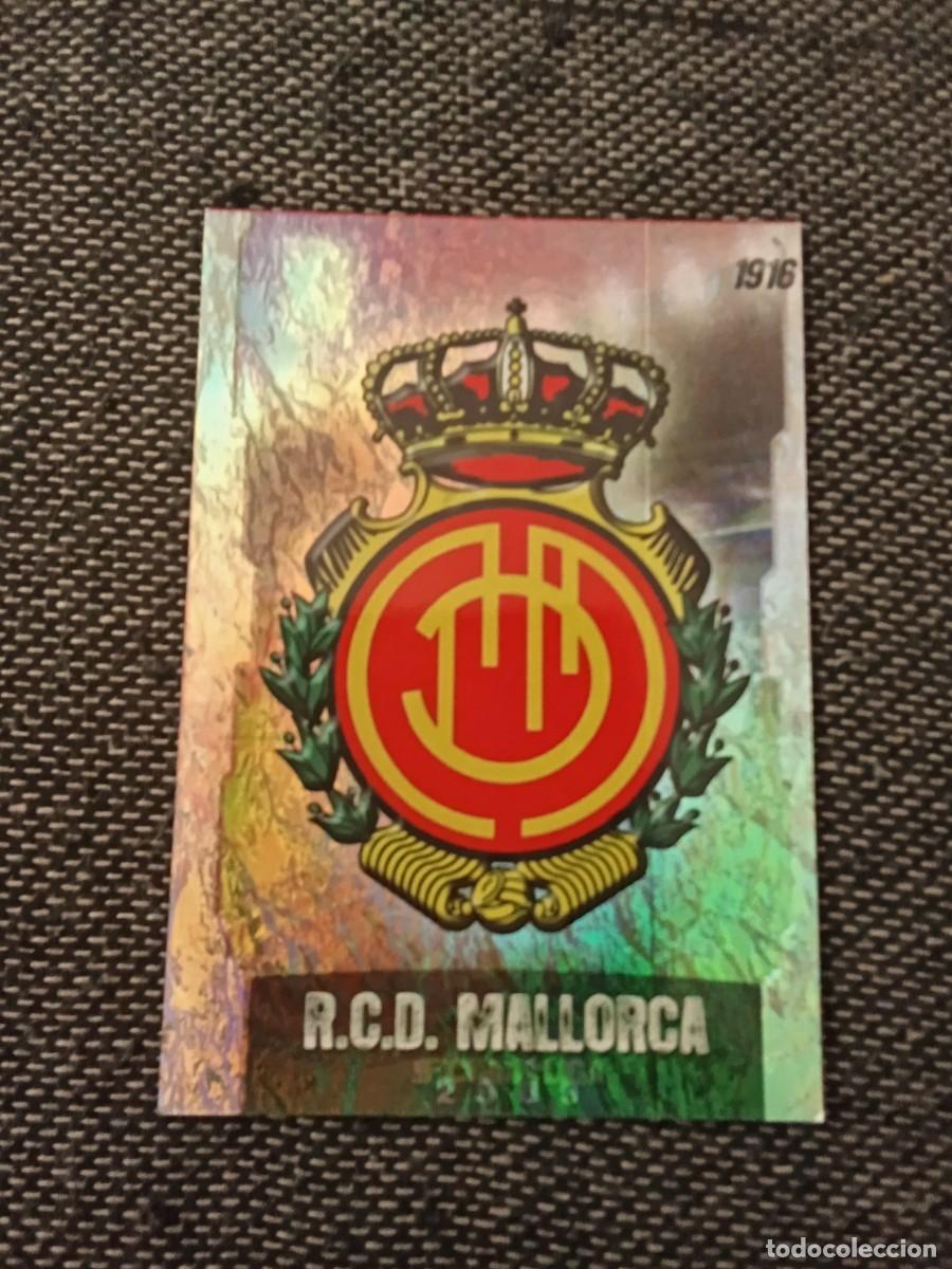 Cromos de f&uacute;tbol: 163 escudo mallorca jaspeado puntas cuadradas las fichas de la liga 2009